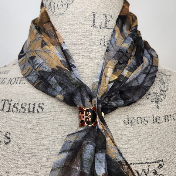 80s Cloisine Panda Earrings - Picture 4 of 4